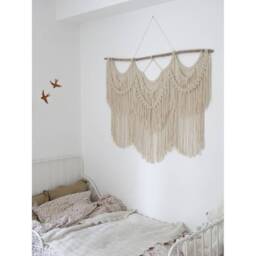 Large Wall Hanging in Macram??, Large Headboard Macram?? - thumbnail 1