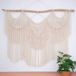 Large Wall Hanging in Macram??, Large Headboard Macram?? - thumbnail 3