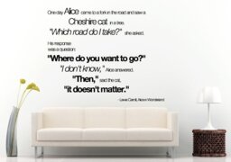 Which Road Do I Take? Quote Saying Citation For Kids Children Toddlers Babies Nursery Wall Decal Vinyl Sticker Mural Room Decor L967 - thumbnail 1