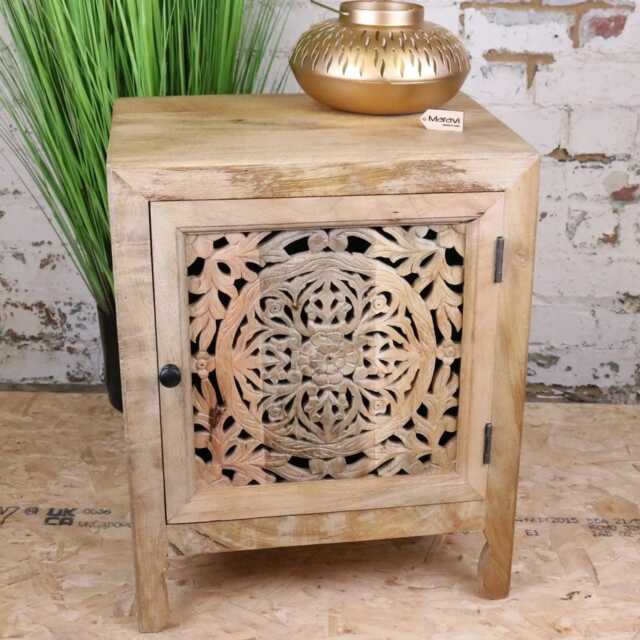 Mehira Mango Wood Bedside Cabinet - image 1