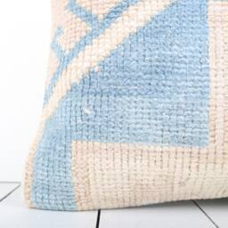 Kilim Lumbar Pillow Cover - 12x20 Inch Turkish Anatolian Home Decor - thumbnail 3
