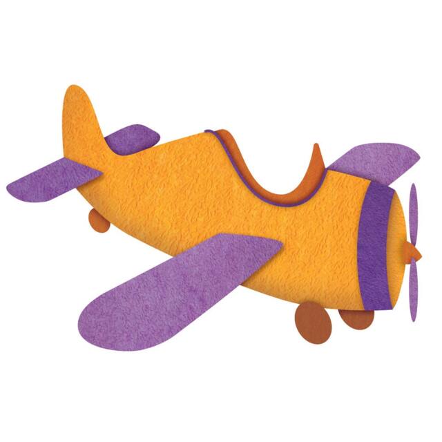 Propeller Airplane Decal Sticker For Transportation Or Aviation Themed Room Wall Mural - image 1