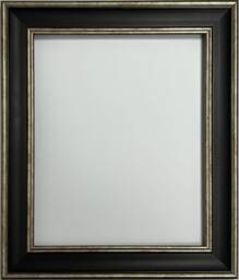 Scandi Black & Distressed Silver Photo Picture Frame, Poster Art Frames - thumbnail 1