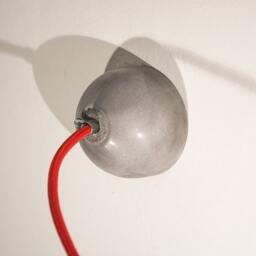Concrete Pendant Lamp - Modern Industrial Light in Cement Sconce Mod Applique - thumbnail 3