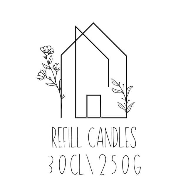 Refill Candle 250G/30Cl Soy Candle For Your White Matt Containers 30Cl Cotton Wick - image 1