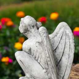 Concrete Gargoyle Statue Stone Mythical Creature Figurine Outdoor Garden Guardian Sculpture Medieval Yard Ornament Gothic Monster Decor Gift - thumbnail 4