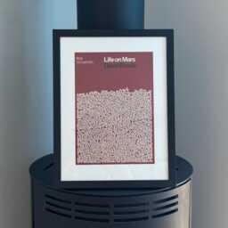 Life On Mars David Bowie By James Earnshaw Genuine Reign/Hail Print Framed Black - thumbnail 3