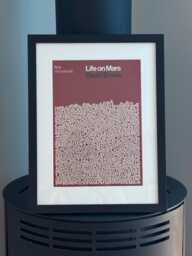 Life On Mars David Bowie By James Earnshaw Genuine Reign/Hail Print Framed Black - thumbnail 1