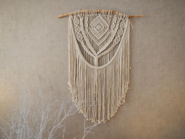 Boho Wall Art, Macrame, Home Decor, Tapestry, Extra Large Living Room Decoration - image 1
