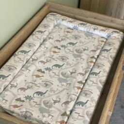 Dinosaur Baby Changing Mat, Dinosaur Baby Change Mat, Nursery Theme, Diplodocus Changing Mat - thumbnail 4