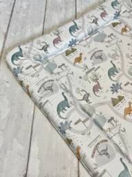 Dinosaur Baby Changing Mat, Dinosaur Baby Change Mat, Nursery Theme, Diplodocus Changing Mat - thumbnail 1