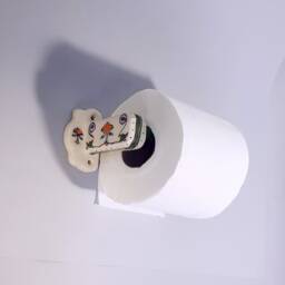 Custom Toilet Paper Holder, Ceramic Roll Holder Or Tp Designed According To Your Request - thumbnail 2