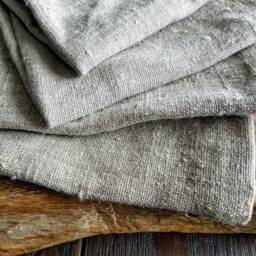 Raw Linen Body Towel, Rough Texture Bath Or Sauna Towel - thumbnail 3