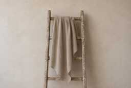 Raw Linen Body Towel, Rough Texture Bath Or Sauna Towel