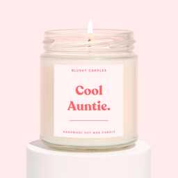 Cool Auntie Candle - Funny Gift For An Aunt Scented Auntie's Birthday - thumbnail 1