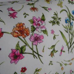 Spring Floral Pillow Cover Cotton Toss Pillow, Country Decor - thumbnail 2