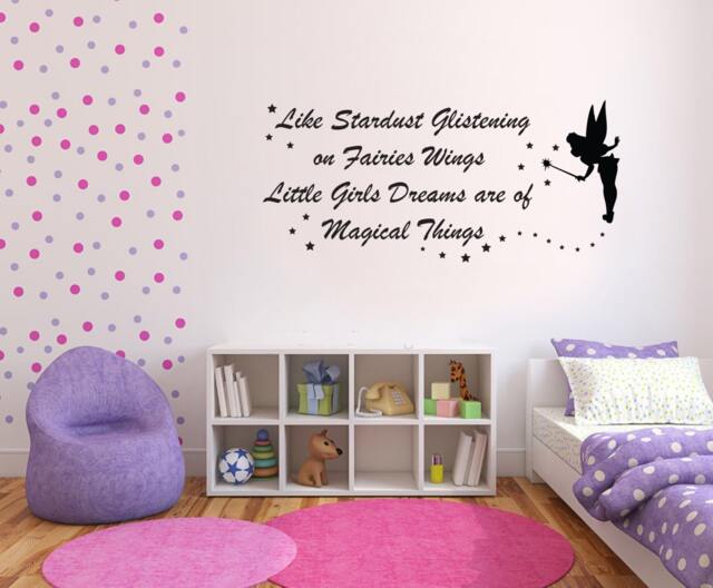 Like Stardust Glistening - Wall Sticker Childrens Bedroom Nursery Vinyl Decal - image 1