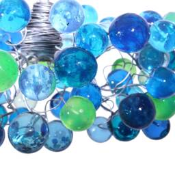 Ceiling Pendant Light With Sea Color Bubbles, For Living Rooms, Kitchen Island, Bedroom Or As Bedside Lamp - thumbnail 2