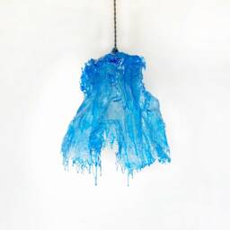 The Roji Lamp. Handcrafted Lighting Resin Pendant Lamp, Drip Melting Jellyfish Light, Handmade Unique Organic Sculptural Home Decor - thumbnail 2