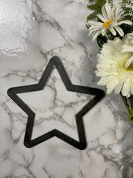 Star Brushed Steel Wall Art Modern Home Design Present Gift Idea - thumbnail 1