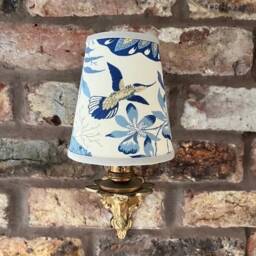 Sanderson Suva - Small Handmade Candle Clip Lampshade For Wall Lights/Chandeliers
