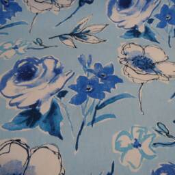 New Printroses.florals.blue Pillow Covers.toss Pillows.throw Pillows.cushion Covers.home Decor Accents.slipcovers.spring Pillows - thumbnail 4