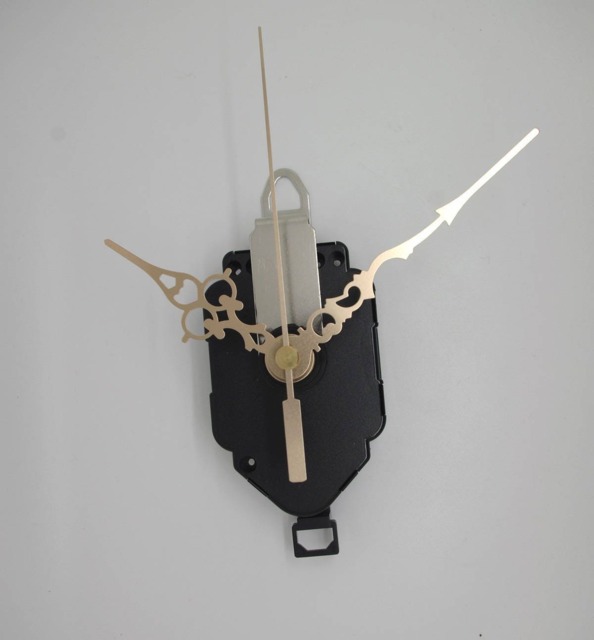 Golden Clock Pendulum Mechanism Golden Style Hands 6.8/9.8cm Diy Quartz Movement Creation Repair - image 1