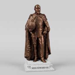 Edward Vii Statue - British Royal Historical Collectible Figurine