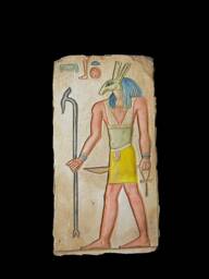 Handcrafted God Seth Statue Authentic Egyptian Decor