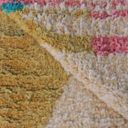 Colorful Moroccan Rug, Custom Fabulous Boujad Abstract Multicolored Carpet, Handmade Bohemian Rug - thumbnail 4