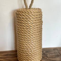 Large 7Kg Rope Door Stop - Pair Nautical Home Decor - thumbnail 2
