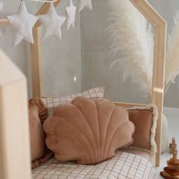 "Soft Velvet Shell Pillow ""Caramel" - thumbnail 2