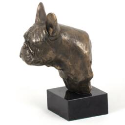 French Bulldog Medium, Dog Marble Statue, Limited Edition, Artdog. Made Of Cold Cast Bronze. Perfect Gift. Limited Edition - thumbnail 3