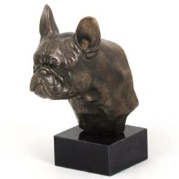 French Bulldog Medium, Dog Marble Statue, Limited Edition, Artdog. Made Of Cold Cast Bronze. Perfect Gift. Limited Edition - thumbnail 2