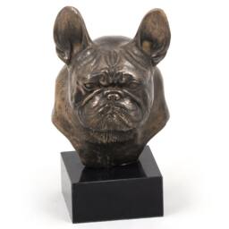 French Bulldog Medium, Dog Marble Statue, Limited Edition, Artdog. Made Of Cold Cast Bronze. Perfect Gift. Limited Edition - thumbnail 1