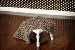 Barley Brown Newborn Baby Blanket Photo Prop - thumbnail 1