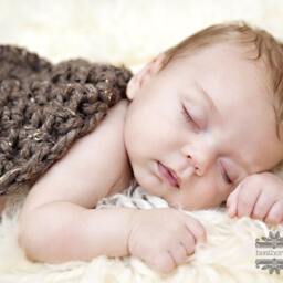 Barley Brown Newborn Baby Blanket Photo Prop - thumbnail 3