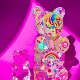 Gummy Bear Art, Giant Resin Bear, Pop Art Sculpture, Dopamine Decor, Candy Maximalist Fake Food Funky Decor - thumbnail 4