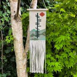 Imbolc Ogham Tapestry, Celtic Wheel Of The Year Wall Art - 8 X 33 Inches - thumbnail 3