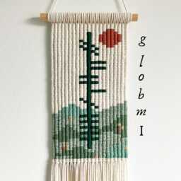 Imbolc Ogham Tapestry, Celtic Wheel Of The Year Wall Art - 8 X 33 Inches - thumbnail 2