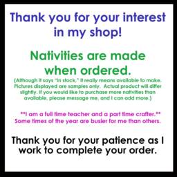 Pig Nativity Set Handmade Polymer Clay Manger Scene - Collectible Cr??che Christian Holiday Decor - thumbnail 4