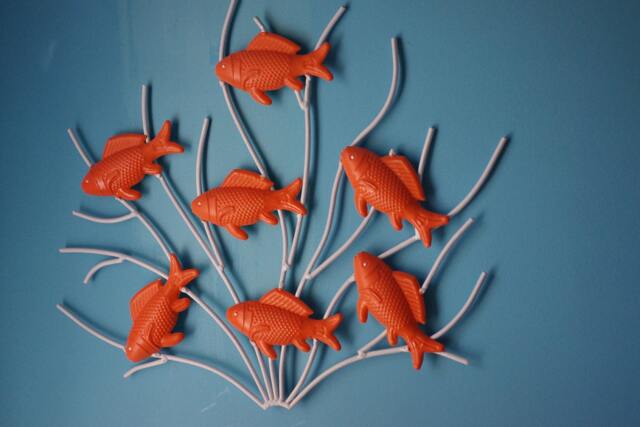 Swimming Fish Coastal Wall Decor - image 1