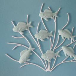 Swimming Fish Coastal Wall Decor - thumbnail 2