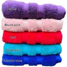 Embroidered Egyptian Cotton Towel, Personalized Plush Bath Towel Christmas Gift Mothers Day Gift - thumbnail 3