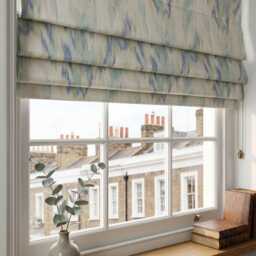 Bespoke Ikat Roman Blinds - Made To Measure Design Linen-Look - thumbnail 2
