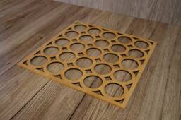 Modern Wooden Handmade Wall Decoration Panel, Room Devision Decor, Decal, Art, Home Bedroom Decor - thumbnail 1