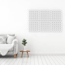 Modern Wooden Handmade Wall Decoration Panel, Room Devision Decor, Decal, Art, Home Bedroom Decor - thumbnail 2
