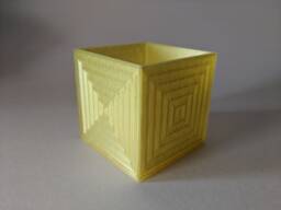 3D Printed Box With Bullseye Design