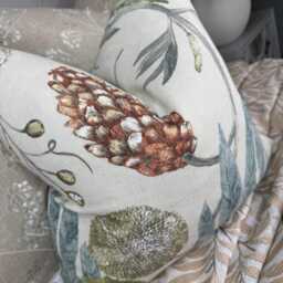 Harlequin Amborella Cushion Cover, Handmade Floral Pillow Double Sided Throw Cover - Cotton Blend/Contemporary Home Decor - thumbnail 3
