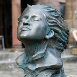 Ariel Sculpture Bronze Resin By Christine Baxter - thumbnail 3